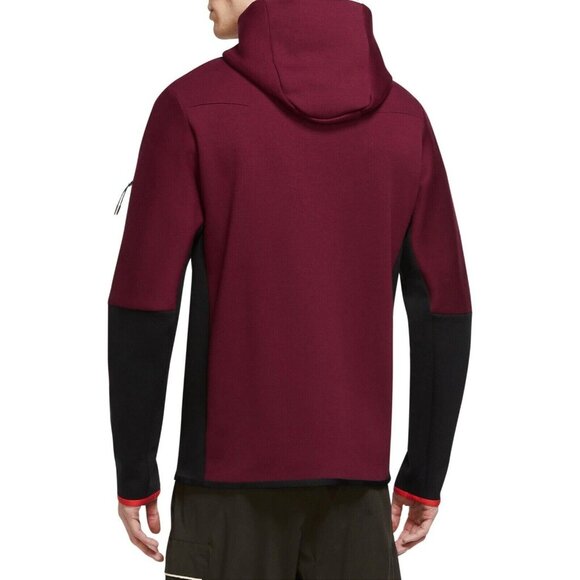 Nike Men's Sportswear Tech Fleece Set (Pants & Hoodie) XXL DarkBeetroot CU4489 - Picture 6 of 13